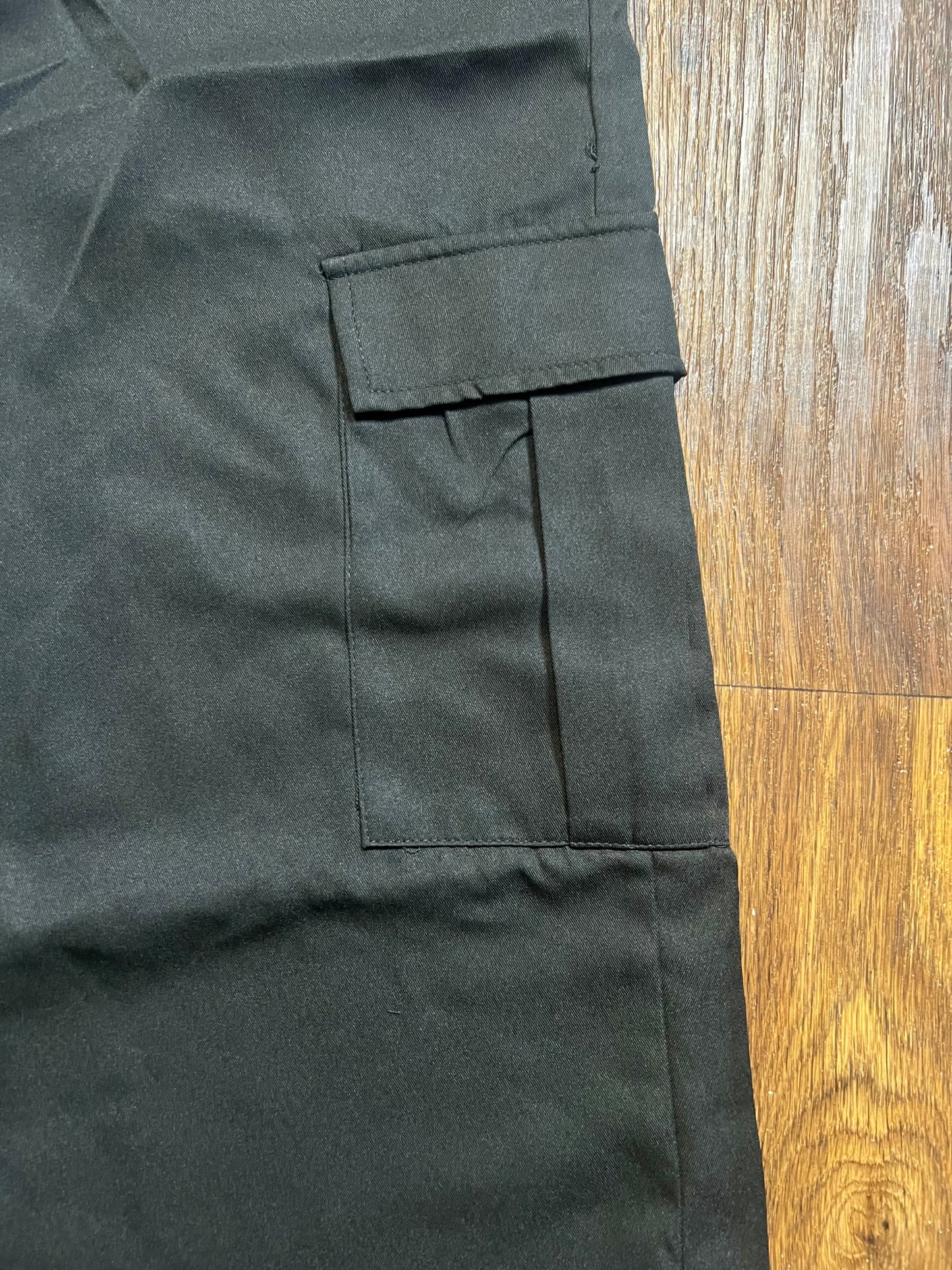 Black cargo pants