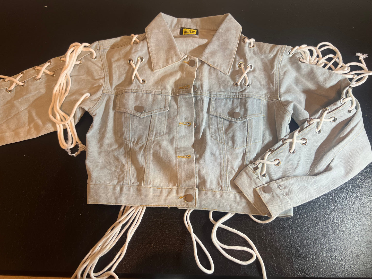 Laced Denim Jacket
