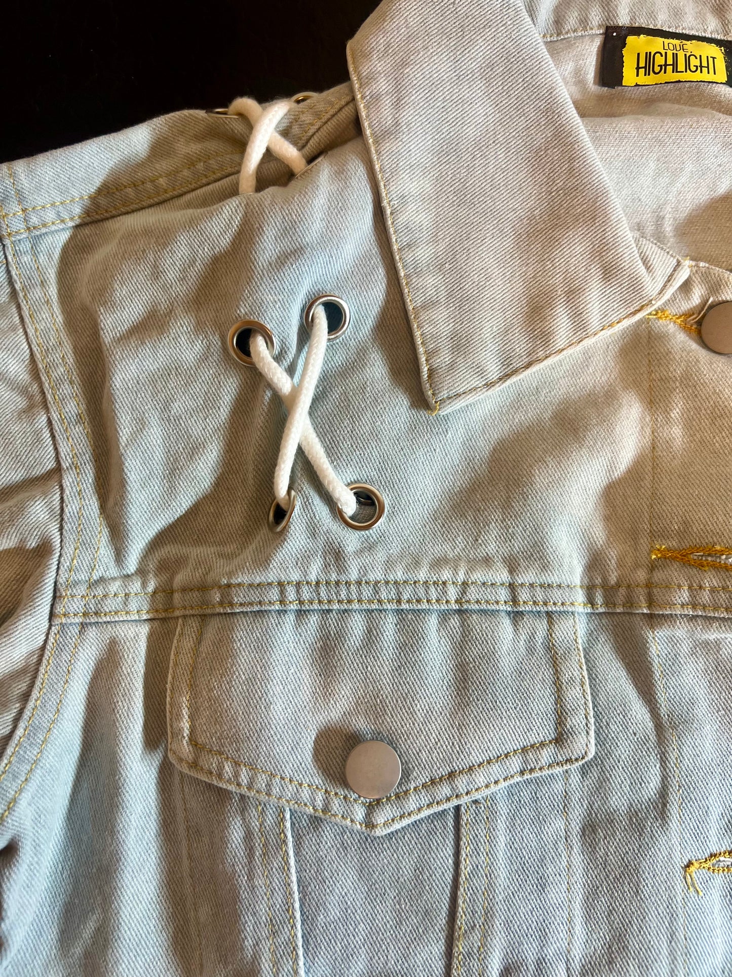 Laced Denim Jacket