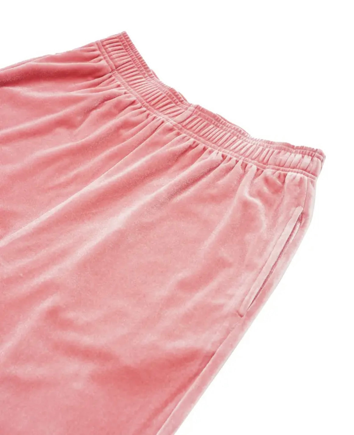 Soft Pink Velvet 2 piece set