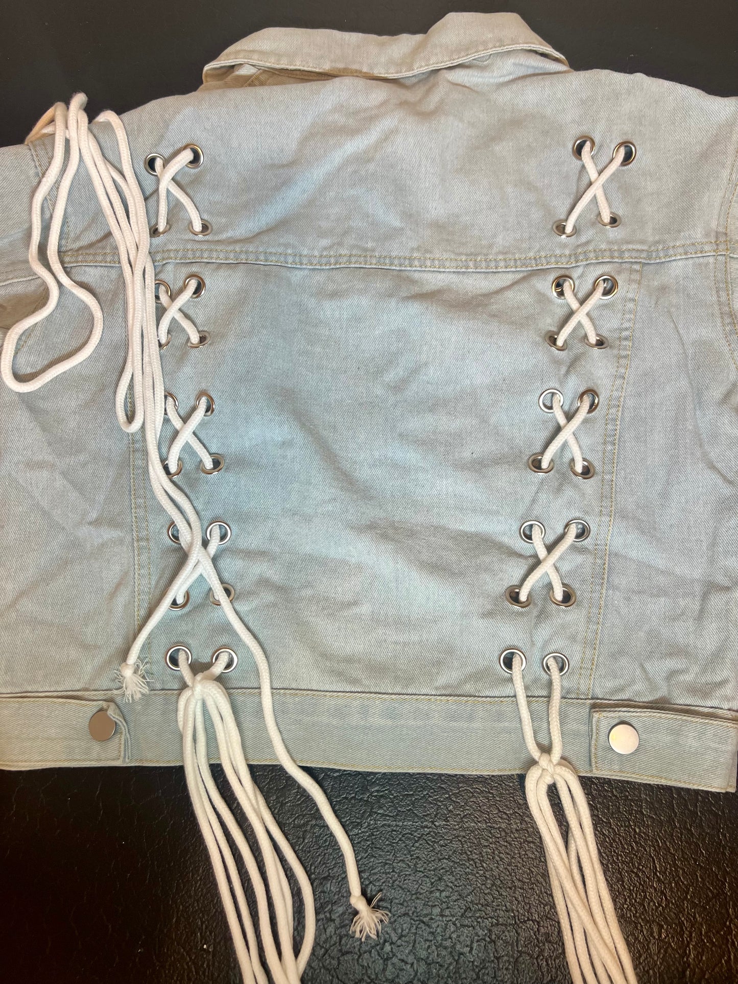 Laced Denim Jacket