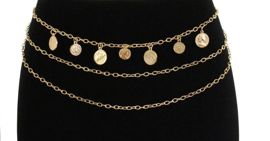 Coin Layered Belt